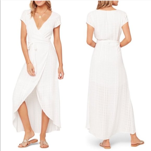 l*space Dresses & Skirts - L*Space Goa Cover-Up Maxi Wrap Dress Large